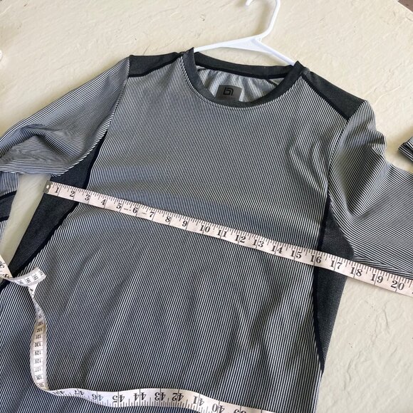 Blanc Noir Seamless Energy Nylon Blend Long Sleeve Shirt Size L - Picture 7 of 7